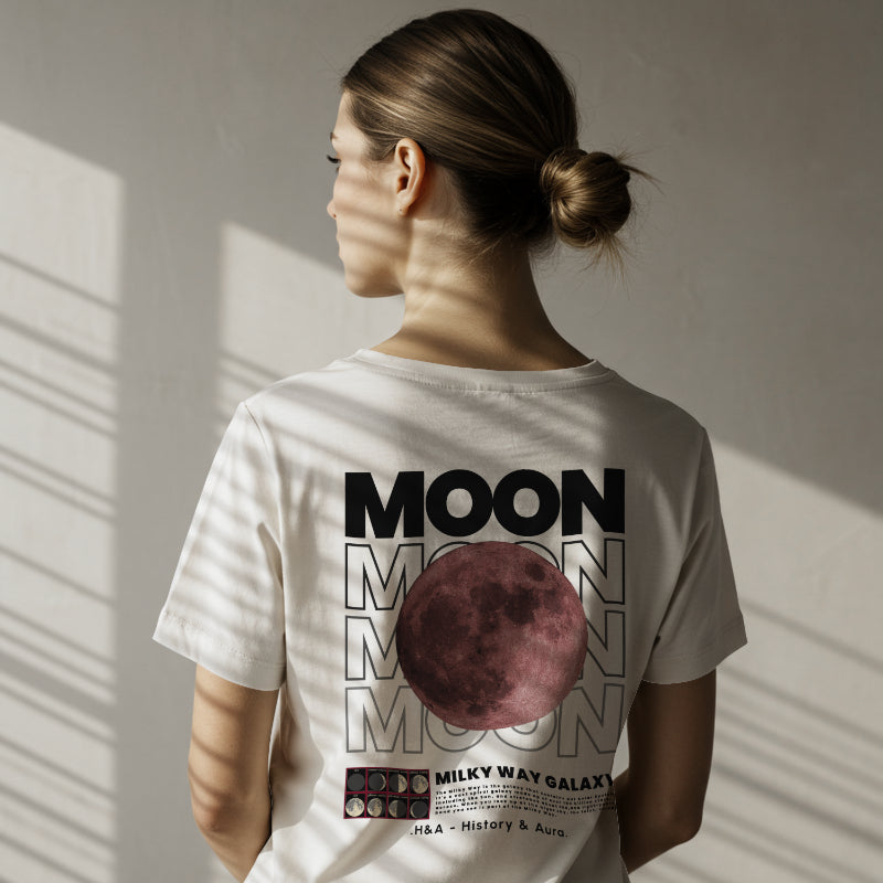 T-shirt Oversize ||| Red Moon
