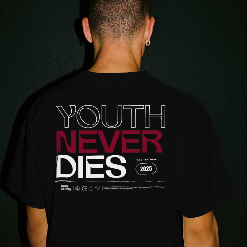 T-shirt Oversize ||| YOUTH NEVER DIES
